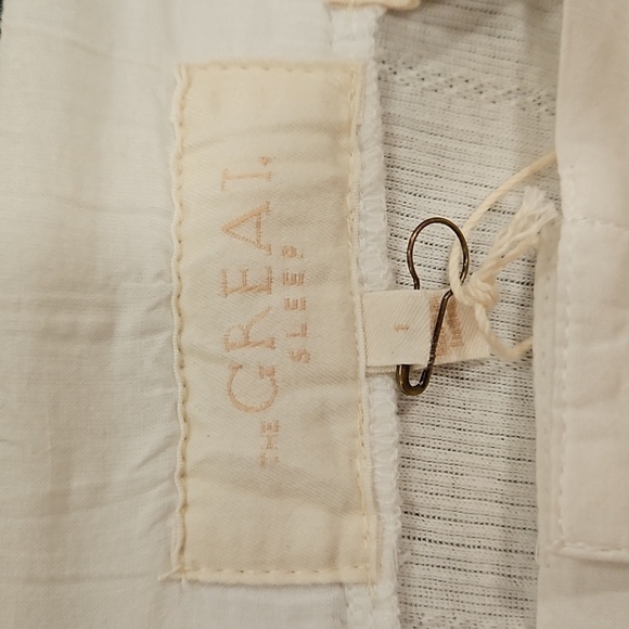 💕THE GREAT💕 The Pointelle Long John ~ True White Size 1 Small NWT - Picture 11 of 13